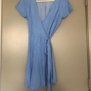 Wrap mini dress